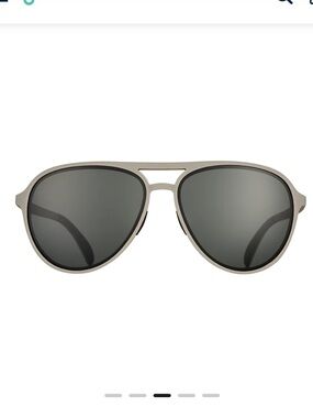 NEW Aviator Sunglasses in Light Gray with Dark Lenses